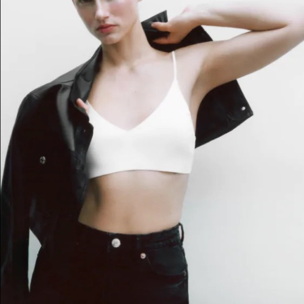 NWOT -  ZARA KNIT BRALETTE